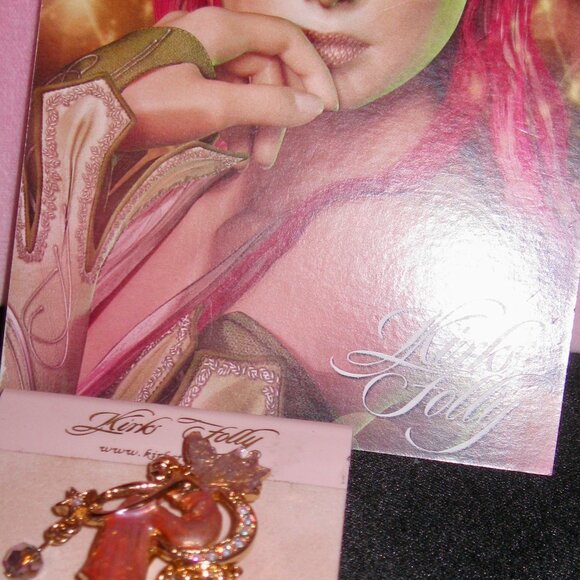 SALE "KIRKS FOLLY LOVELY FAIRY SITTING ON CRESCENT MOON AND SETTING OUT STARS" - Picture 5 of 6